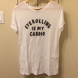 Pacsun L.A. HEARTS white t-shirt size M